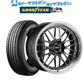 [5/23～26]割引クーポン配布新品 サマータイヤ ホイール4本セットBBS JAPAN LM19インチ 8.5Jグッドイヤー エフィシエント グリップ SUV HP01225/55R19
