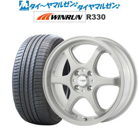 [4/20]割引クーポン配布新品 サマータイヤ ホイール4本セット5ZIGEN ゴジゲン プロレーサー キャノンボール15インチ 5.0JWINRUN ウインラン R330165/55R15