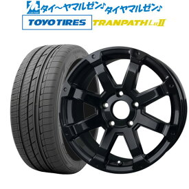 [4/24～26]割引クーポン配布新品 サマータイヤ ホイール4本セットBADX ロックケリー ROCK KELLY MX-I17インチ 7.5Jトーヨータイヤ トランパス Lu2 215/60R17