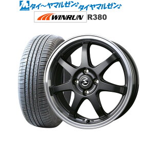 [4/24～26]割引クーポン配布新品 サマータイヤ ホイール4本セットBADX エスホールド S-7S14インチ 4.5JWINRUN ウインラン R380155/65R14