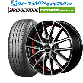 [6/4～10]割引クーポン配布新品 サマータイヤ ホイール4本セットMID シュナイダー RX2715インチ 5.5Jブリヂストン ECOPIA エコピア NH200C185/65R15