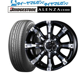 [4/1]P5倍+最大100%ポイントバック！★要エントリー新品 サマータイヤ ホイール4本セットクリムソン MG ビースト16インチ 5.5Jブリヂストン ALENZA アレンザ LX100215/70R16