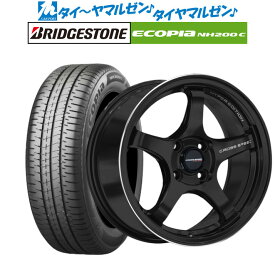 [5/18]ストアポイント3倍!!新品 サマータイヤ ホイール4本セットホットスタッフ クロススピード ハイパーエディション CR516インチ 6.0Jブリヂストン ECOPIA エコピア NH200C185/60R16