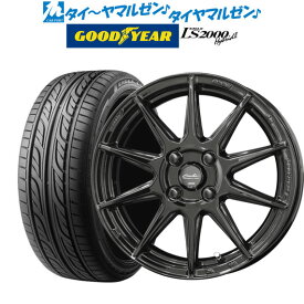 [4/24～26]割引クーポン配布新品 サマータイヤ ホイール4本セットKYOHO サーキュラー C10R15インチ 5.0Jグッドイヤー イーグル LS2000 ハイブリッド2(HB2)165/55R15