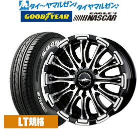 [4/20]割引クーポン配布新品 サマータイヤ ホイール4本セットBADX ロクサーニ バトルシップ15インチ 6.0Jグッドイヤー EAGLE イーグル #1 NASCAR (ナスカー)195/80R15