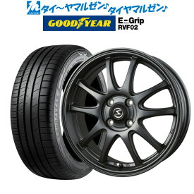 [6/4～10]割引クーポン配布新品 サマータイヤ ホイール4本セットBADX エスホールド S-5V15インチ 4.5Jグッドイヤー エフィシエント グリップ RVF02165/60R15