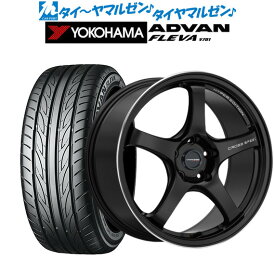 [6/4～10]割引クーポン配布新品 サマータイヤ ホイール4本セットホットスタッフ クロススピード ハイパーエディション CR518インチ 7.5Jヨコハマ ADVAN アドバン フレバ V701205/40R18