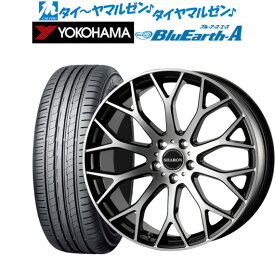 [5/18]ストアポイント3倍!!新品 サマータイヤ ホイール4本セットコスミック ヴェネルディ シャロン19インチ 7.5Jヨコハマ BluEarth ブルーアース A (AE50)215/35R19