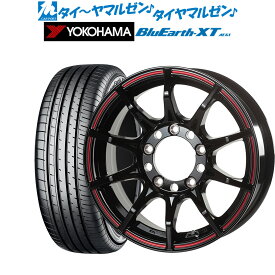 [4/24～26]割引クーポン配布新品 サマータイヤ ホイール4本セット5ZIGEN ゴジゲン ブラックマン ジーアイ17インチ 7.0Jヨコハマ BluEarth ブルーアース XT (AE61)215/60R17