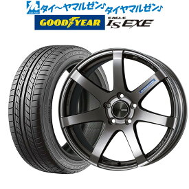 [3/20～26]割引クーポン配布新品 サマータイヤ ホイール4本セットエンケイ PF0717インチ 7.0Jグッドイヤー イーグル LS EXE（エルエス エグゼ）215/40R17