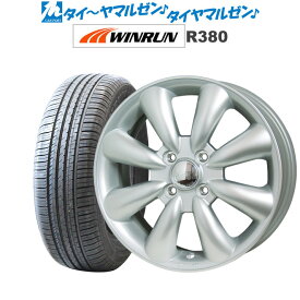 [6/4～10]割引クーポン配布新品 サマータイヤ ホイール4本セットホットスタッフ ララパーム KC-814インチ 4.5JWINRUN ウインラン R380155/65R14