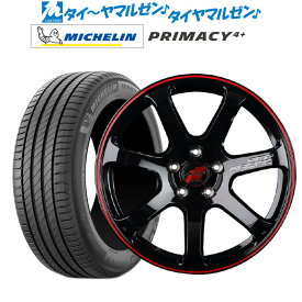 新品 サマータイヤ ホイール4本セットMID RMPレーシング R07ブラック/リムレッドライン18インチ 8.0Jミシュラン プライマシー プライマシー4+235/55R18