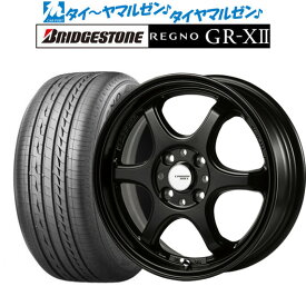 [6/1]P5倍+最大100%ポイントバック！★要エントリー新品 サマータイヤ ホイール4本セット5ZIGEN ゴジゲン プロレーサー キャノンボール15インチ 6.0Jブリヂストン REGNO レグノ GR-XII(GR-X2)185/60R15