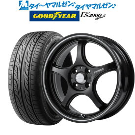 [4/1]P5倍+最大100%ポイントバック！★要エントリー新品 サマータイヤ ホイール4本セット5ZIGEN ゴジゲン プロレーサー FN01R-C STV14インチ 5.0Jグッドイヤー イーグル LS2000 ハイブリッド2(HB2)165/55R14