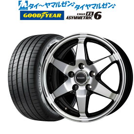 新品 サマータイヤ ホイール4本セットホットスタッフ ヴァレット アンクレイ17インチ 7.0Jグッドイヤー イーグル F1 アシメトリック6205/45R17