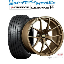 新品 サマータイヤ ホイール4本セットBBS JAPAN RI-A18インチ 8.5Jダンロップ LEMANS ルマン V+ (ファイブプラス)245/40R18