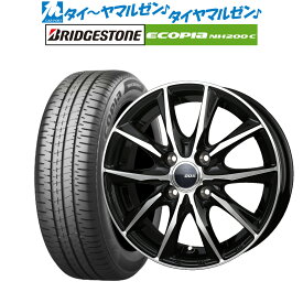 [5/18]ストアポイント3倍!!新品 サマータイヤ ホイール4本セットBADX D,O,S(DOS) ガビアルIII15インチ 5.5Jブリヂストン ECOPIA エコピア NH200C175/60R15