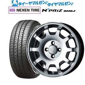 [4/1]P5倍+最大100%ポイントバック！★要エントリー新品 サマータイヤ ホイール4本セットエンケイ all-four(オールフォー)15インチ 5.0JNEXEN ネクセン N priz SH9J165/55R15