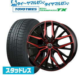 [6/4～10]割引クーポン配布新品 スタッドレスタイヤ ホイール4本セットBADX ロクサーニ マルチフォルケッタ TR519インチ 8.0Jトーヨータイヤ ウィンタートランパス TX225/55R19