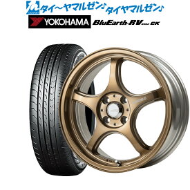 [4/24～26]割引クーポン配布新品 サマータイヤ ホイール4本セット5ZIGEN ゴジゲン プロレーサー FN01R-C STV14インチ 5.0Jヨコハマ BluEarth ブルーアース RV03CK(RV-03CK)165/60R14