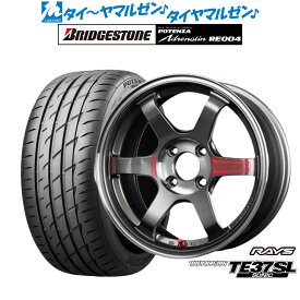 [4/20]割引クーポン配布新品 サマータイヤ ホイール4本セットレイズ ボルクレーシング TE37 SONIC(ソニック)SL16インチ 5.5Jブリヂストン POTENZA ポテンザ アドレナリン RE004165/50R16