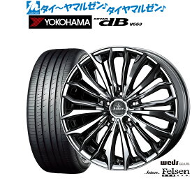 [6/4～10]割引クーポン配布新品 サマータイヤ ホイール4本セットウェッズ クレンツェ フェルゼン 358EVO19インチ 8.0Jヨコハマ ADVAN アドバン dB(V553)235/40R19