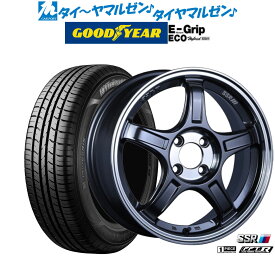 [6/1]P5倍+最大100%ポイントバック！★要エントリー新品 サマータイヤ ホイール4本セットタナベ SSR GT X0316インチ 6.5Jグッドイヤー エフィシエント グリップ エコ EG01195/55R16