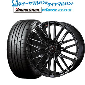 [4/24～26]割引クーポン配布新品 サマータイヤ ホイール4本セットウェッズ レオニス SK BLACK METAL EDITION18インチ 7.0Jブリヂストン PLAYZ プレイズ PX-RVII215/45R18