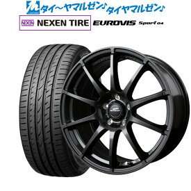 [6/4～10]割引クーポン配布新品 サマータイヤ ホイール4本セットMID シュナイダー スタッグ17インチ 7.0JNEXEN ネクセン ロードストーン ユーロビズ Sport 04205/40R17