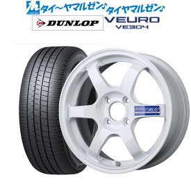 新品 サマータイヤ ホイール4本セットレイズ ボルクレーシング TE37 グラベル215インチ 6.0Jダンロップ VEURO ビューロ VE304185/65R15