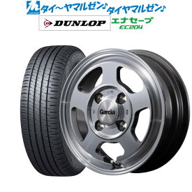 [6/4～10]割引クーポン配布新品 サマータイヤ ホイール4本セットMID ガルシア シカゴ514インチ 4.5Jダンロップ ENASAVE エナセーブ EC204165/65R14