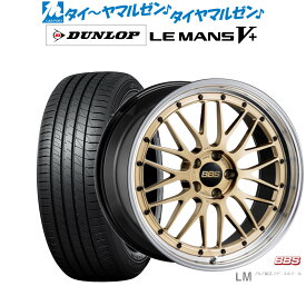 [5/23～26]割引クーポン配布新品 サマータイヤ ホイール4本セットBBS JAPAN LM19インチ 7.5Jダンロップ LEMANS ルマン V+ (ファイブプラス)215/35R19