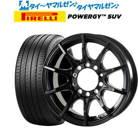 [4/20]割引クーポン配布新品 サマータイヤ ホイール4本セット5ZIGEN ゴジゲン ブラックマン ジーアイ17インチ 6.5Jピレリ POWERGY (パワジー) SUV215/60R17