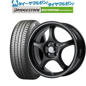 [4/1]P5倍+最大100%ポイントバック！★要エントリー新品 サマータイヤ ホイール4本セット5ZIGEN ゴジゲン プロレーサー FN01R-C STV14インチ 5.0Jブリヂストン ECOPIA エコピア NH200C165/65R14