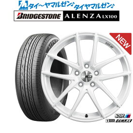 [6/4～10]割引クーポン配布新品 サマータイヤ ホイール4本セットタナベ SSR ライナー タイプ10 モノブロック18インチ 7.5Jブリヂストン ALENZA アレンザ LX100225/55R18