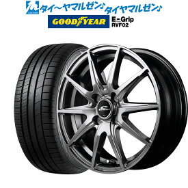 [6/4～10]割引クーポン配布新品 サマータイヤ ホイール4本セットMID シュナイダー SLS13インチ 4.0Jグッドイヤー エフィシエント グリップ RVF02155/65R13