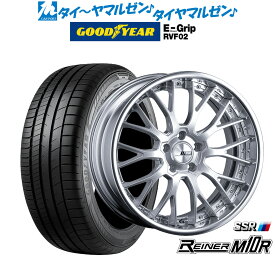 [6/4～10]割引クーポン配布新品 サマータイヤ ホイール4本セットタナベ SSR ライナー M10R19インチ 8.0Jグッドイヤー エフィシエント グリップ RVF02225/40R19