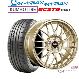 [6/1]P5倍+最大100%ポイントバック！★要エントリー新品 サマータイヤ ホイール4本セットBBS JAPAN RG-F16インチ 5.5Jクムホ ECSTA HS51165/40R16