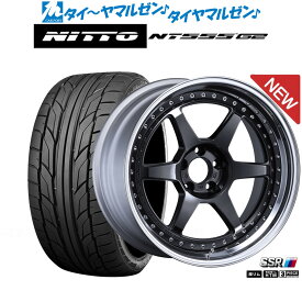 [6/4～10]割引クーポン配布新品 サマータイヤ ホイール4本セットタナベ SSR プロフェッサー SP720インチ 8.5JNITTO NT555 G2 245/40R20