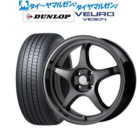 [4/24～26]割引クーポン配布新品 サマータイヤ ホイール4本セット5ZIGEN ゴジゲン プロレーサー FN01R-C STV16インチ 6.0Jダンロップ VEURO ビューロ VE304205/55R16