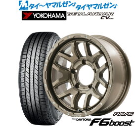 [マラソン期間]割引クーポン配布新品 サマータイヤ ホイール4本セットレイズ チームデイトナ F6ブースト for JIMNY/JIMNY SIERRA16インチ 6.0Jヨコハマ GEOLANDAR ジオランダー CV (G058)175/80R16