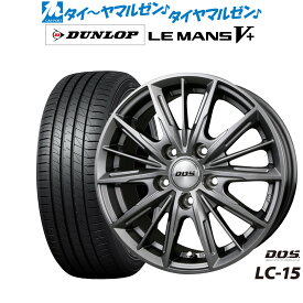 [5/23～26]割引クーポン配布新品 サマータイヤ ホイール4本セットBADX D,O,S(DOS) LC-1515インチ 6.0Jダンロップ LEMANS ルマン V+ (ファイブプラス)205/65R15