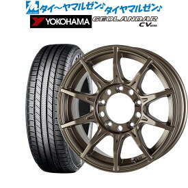 [6/4～10]割引クーポン配布新品 サマータイヤ ホイール4本セット5ZIGEN ゴジゲン ブラックマン ジーアイ16インチ 5.5Jヨコハマ GEOLANDAR ジオランダー CV (G058)215/70R16