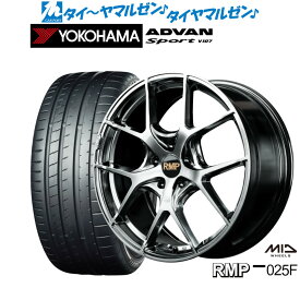 [4/24～26]割引クーポン配布新品 サマータイヤ ホイール4本セットMID RMP 025F18インチ 7.0Jヨコハマ ADVAN アドバン Sport (V107)225/45R18