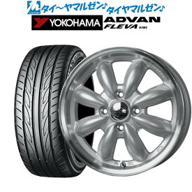 [3/20～26]割引クーポン配布新品 サマータイヤ ホイール4本セットホットスタッフ ララパーム カップ215インチ 5.5Jヨコハマ ADVAN アドバン フレバ V701185/55R15