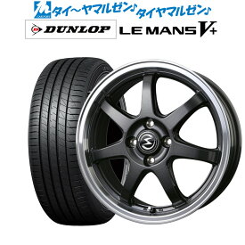 [6/4～10]割引クーポン配布新品 サマータイヤ ホイール4本セットBADX エスホールド S-7S16インチ 6.0Jダンロップ LEMANS ルマン V+ (ファイブプラス)185/60R16