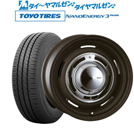 [4/1]P5倍+最大100%ポイントバック！★要エントリー新品 サマータイヤ ホイール4本セットクリムソン ディーン クロスカントリー15インチ 6.0Jトーヨータイヤ NANOENERGY ナノエナジー 3プラス 185/65R15