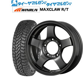 [6/4～10]割引クーポン配布新品 サマータイヤ ホイール4本セットコーセイ JB LANDER16インチ 5.5JWINRUN ウインラン MAXCLAW R/T(ホワイトレター)185/85R16