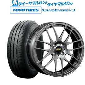 [6/1]P5倍+最大100%ポイントバック！★要エントリー新品 サマータイヤ ホイール4本セットBBS JAPAN RE-L215インチ 5.0Jトーヨータイヤ NANOENERGY ナノエナジー 3 165/55R15