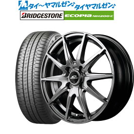 [6/4～10]割引クーポン配布新品 サマータイヤ ホイール4本セットMID シュナイダー SLS16インチ 6.0Jブリヂストン ECOPIA エコピア NH200C175/60R16